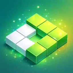Ikon Cubic Puzzle: Fill the Blocks
